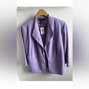 NWT Ashley Stewart Open Front Blazer/Jacket, Size 14/16. Retails $54.50
